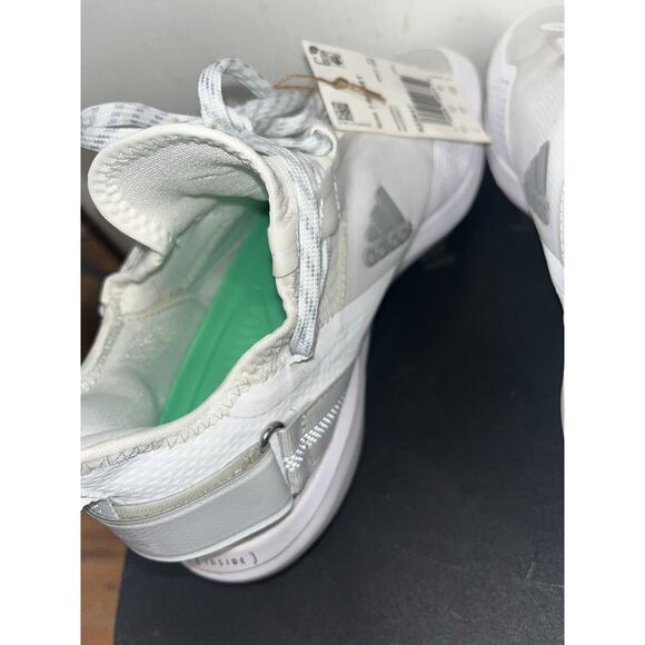 adidas Icon 7 BOOST Baseball Metal Cleats White Silver S23847 Men's Size 7 - Picture 8 of 12